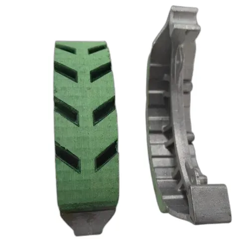 BRAKESHOE GREEN  CUT 110MM (2d06)